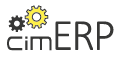 Logo cimERP Logo der ERP Software cimERP. Grafik.